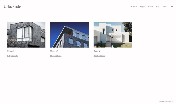 Urbicande online architecture portfolio